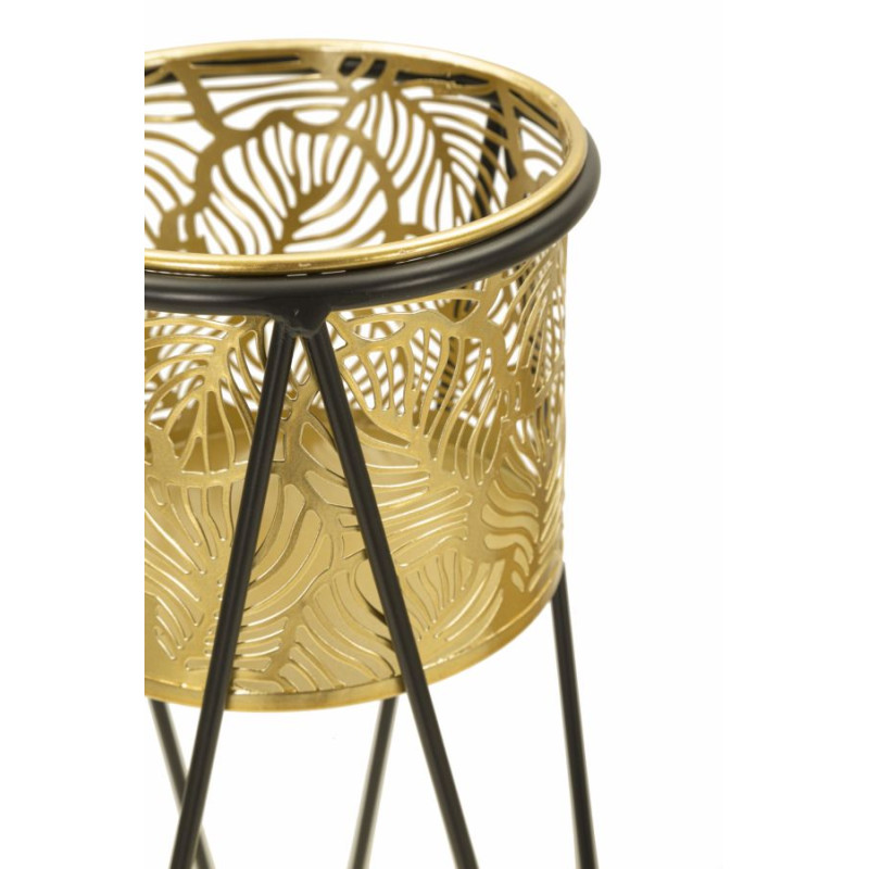 LOT DE 2 PORTE-VASE DRAK CM 21X20X46-18X18X32