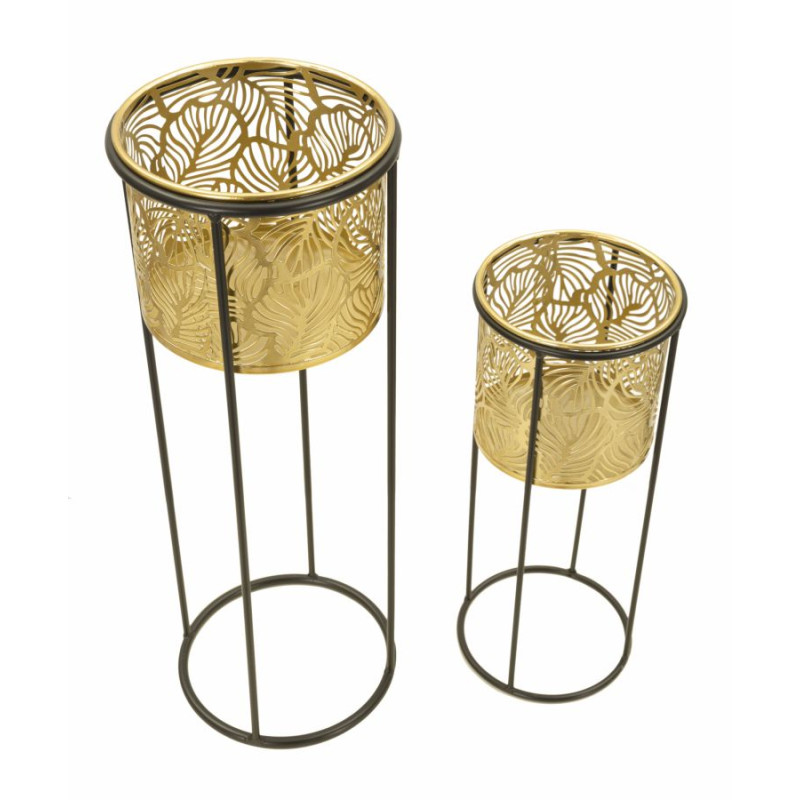 PORTE-VASE FLAT COPPIA SET 2 PCS CM Ø 17X45-13,5X33