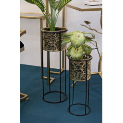 PORTE-VASE FLAT COPPIA SET 2 PCS CM Ø 17X45-13,5X33
