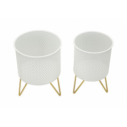 PORTE-VASE GASPY SET 2 PCS CM Ø 16X20-13X20