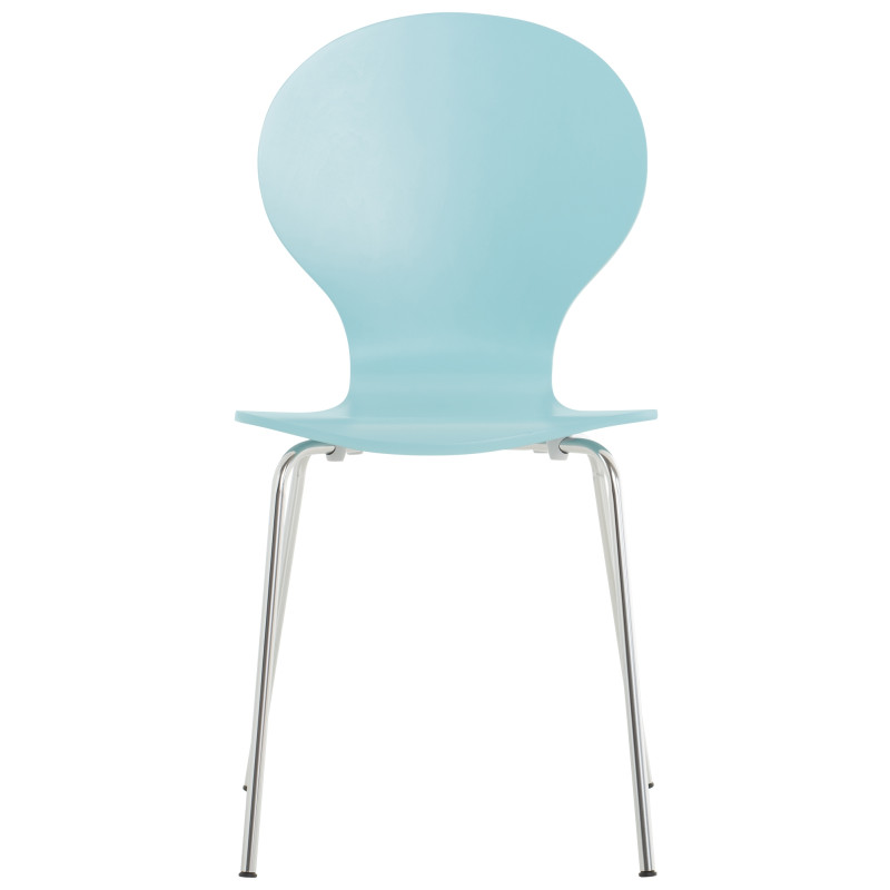 Chaise visiteur Diego, bleu clair