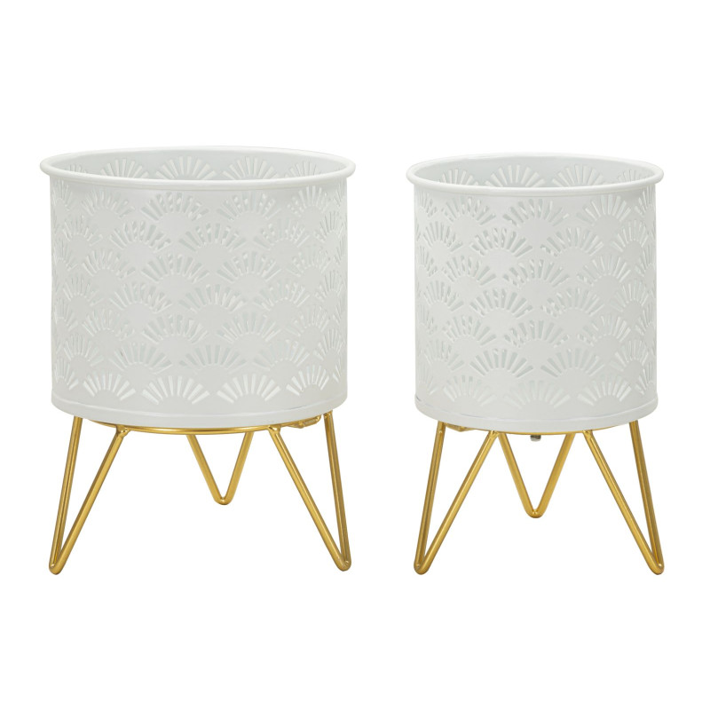PORTE-VASE CARLY SET 2 PIÈCES CM Ø 16X20-13X20