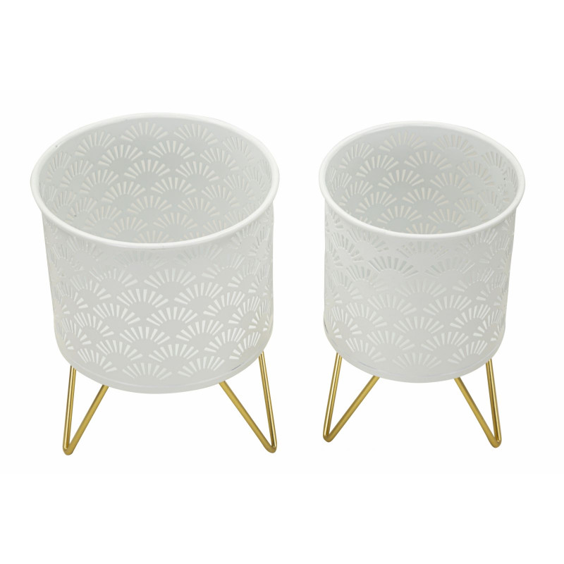 PORTE-VASE CARLY SET 2 PIÈCES CM Ø 16X20-13X20