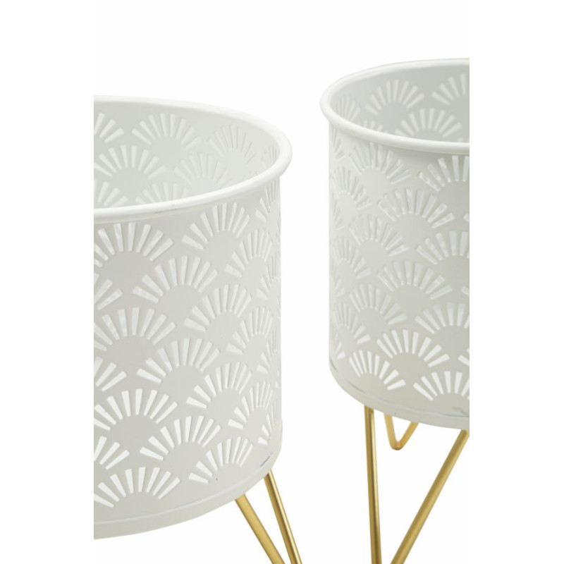 PORTE-VASE CARLY SET 2 PIÈCES CM Ø 16X20-13X20