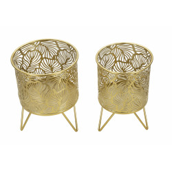 PORTE-VASE NATY SET 2 PIÈCES CM Ø 16X20-13X20