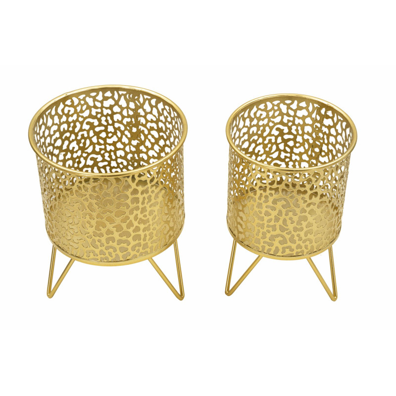 ENSEMBLE DE 2 PORTE-VASE PINY CM Ø 16X20-13X20