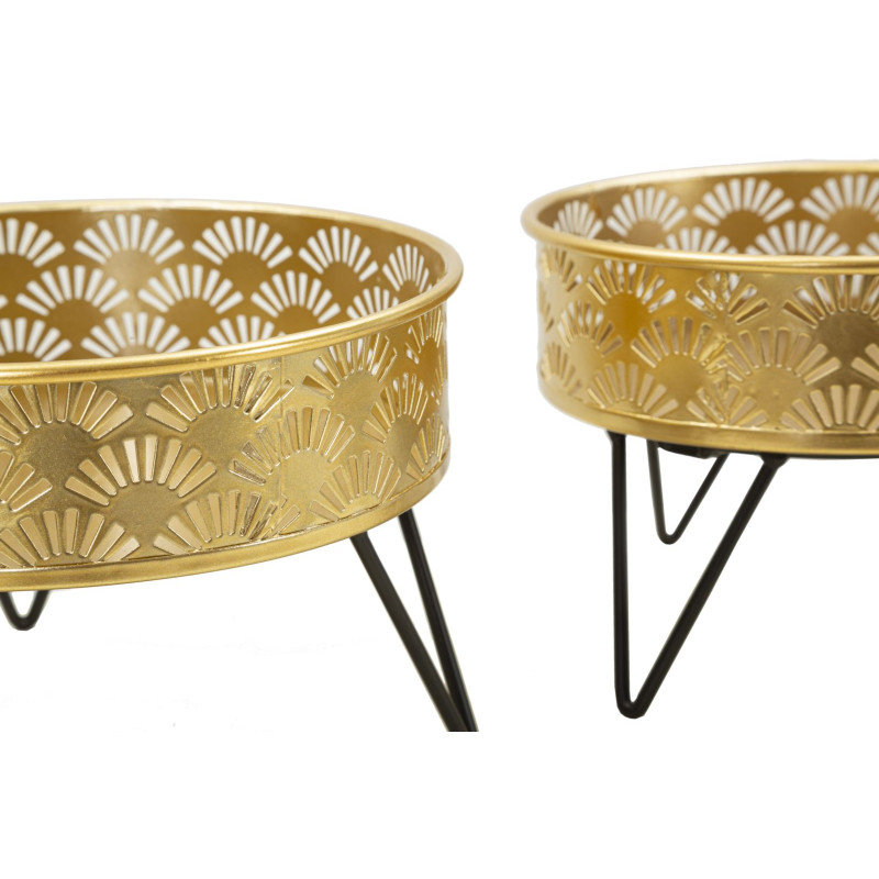 PORTE-VASE ZANNY SET 2 PIÈCES CM Ø 20,5X13-18X13
