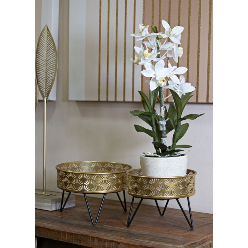 PORTE-VASE ZANNY SET 2 PIÈCES CM Ø 20,5X13-18X13