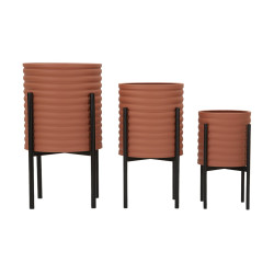 PORTE-VASE MILLY SET 3 PIÈCES CM Ø 36X56,5-30X48,5-24X37,5