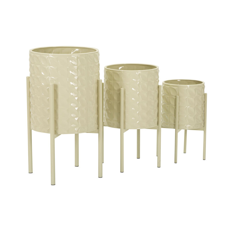 VASE HGOLDER BETSY SET 3 PIÈCES CM Ø 36X56,5-30X48,5-24X37,5