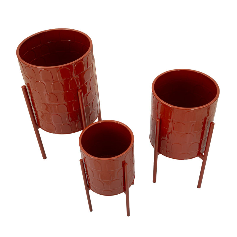 ENSEMBLE DE 3 PORTE-VASE ARCHY CM Ø 36X56,5-30X48,5-24X37,5