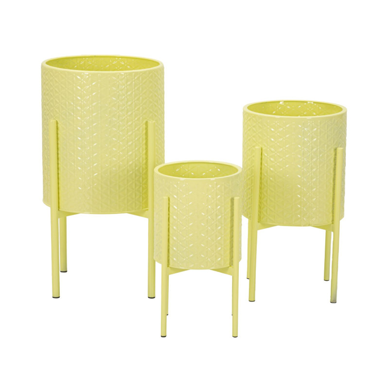 PORTE-VASE IRIS SET 3 PIÈCES CM Ø 36X56,5-30X48,5-24X37,5
