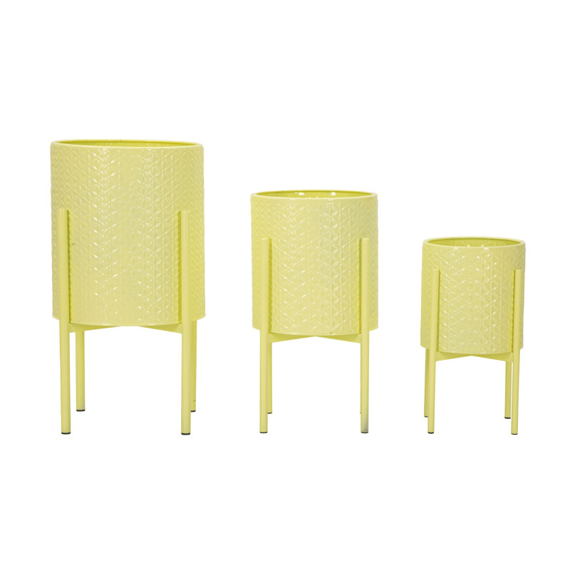 PORTE-VASE IRIS SET 3 PIÈCES CM Ø 36X56,5-30X48,5-24X37,5