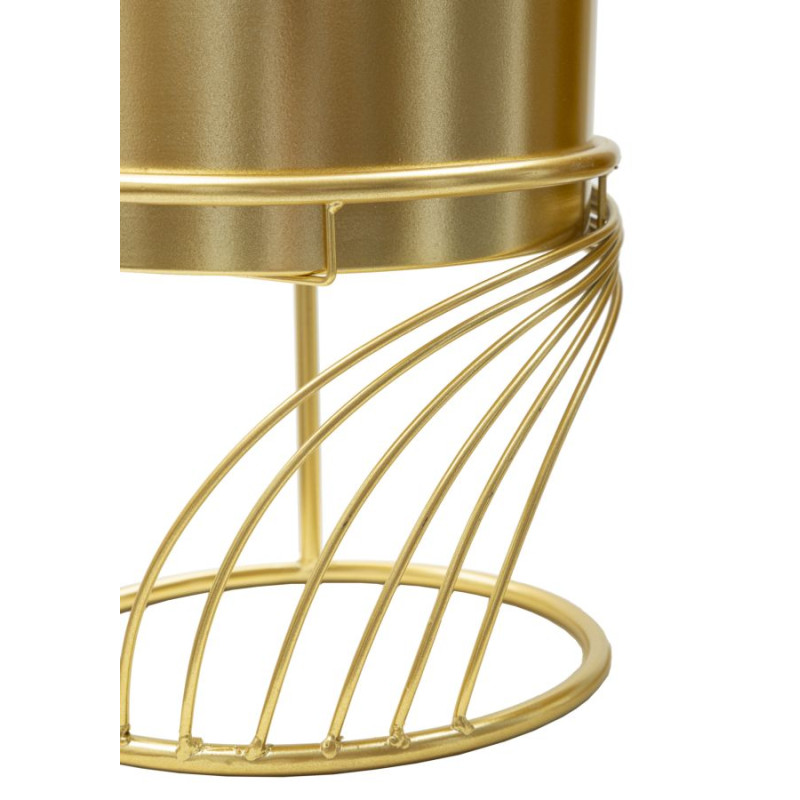ENSEMBLE DE 2 SUPPORTS DE VASE EN SPIRALE CM Ø 23X35-20X30