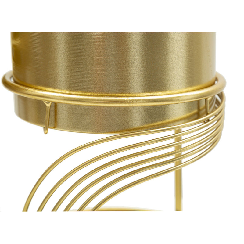 ENSEMBLE DE 2 SUPPORTS DE VASE EN SPIRALE CM Ø 23X35-20X30