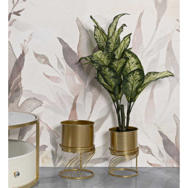 ENSEMBLE DE 2 SUPPORTS DE VASE EN SPIRALE CM Ø 23X35-20X30