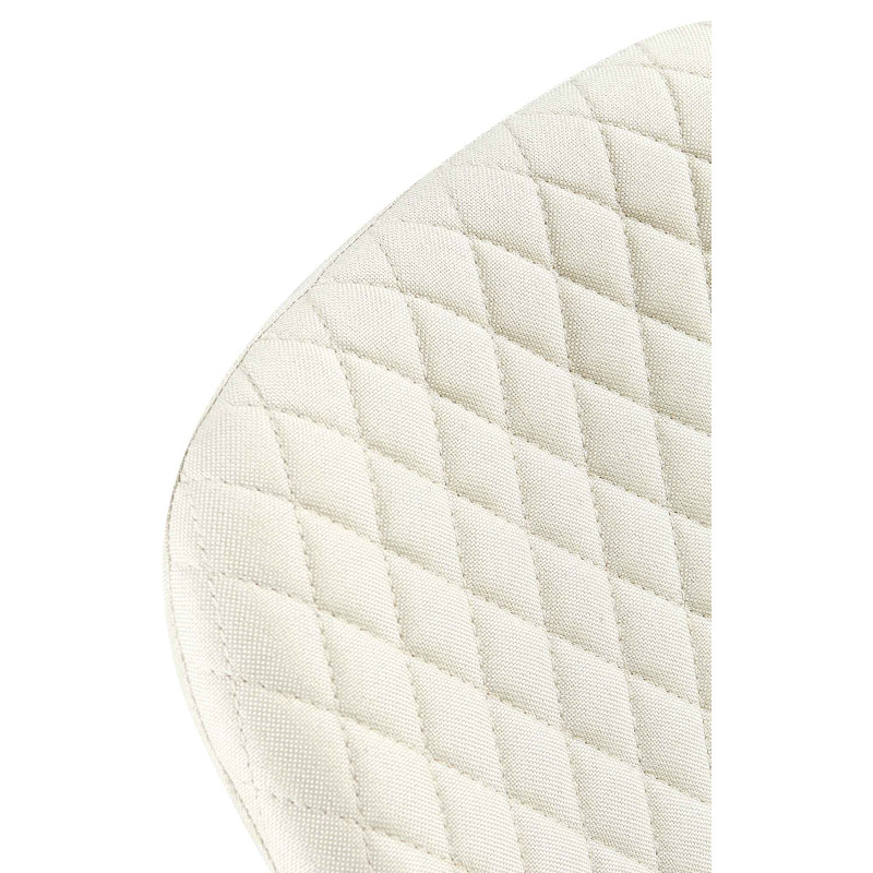 Lot de 4 chaises Giverny tissu crème