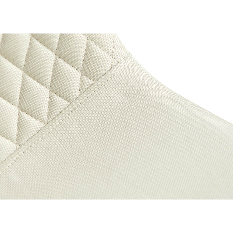 Lot de 4 chaises Giverny tissu crème