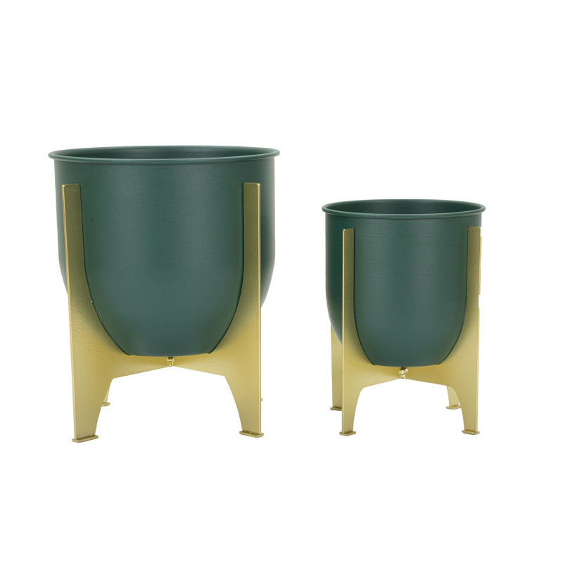PORTE-VASE GRENT SHET SET 2 PCS CM Ø 24,5X26-19X21