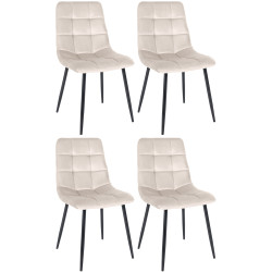 Lot de 4 chaises de salle à...