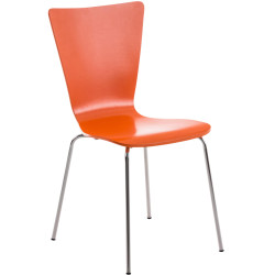 Silla Apilable Aaron Naranja