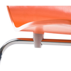 Silla Apilable Aaron Naranja