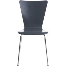 Silla Apilable Aaron Gris