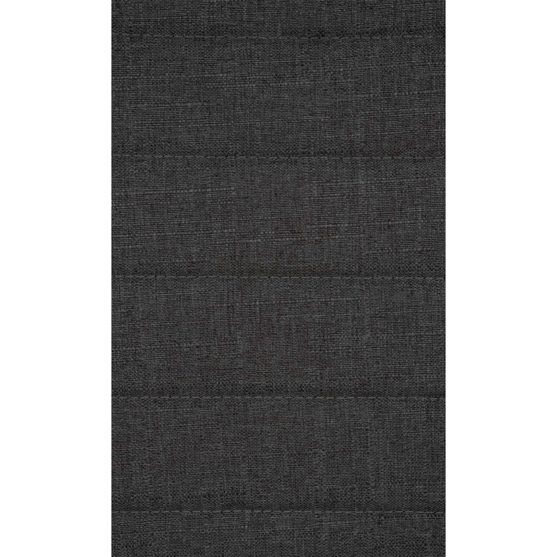 Lot de 2 chaises de salle à manger tissu Elvas gris foncé