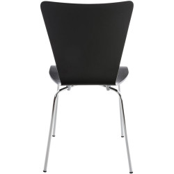 Silla Apilable Aaron Negro