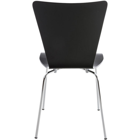 Silla Apilable Aaron Negro