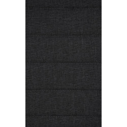 Lot de 2 chaises de salle à manger tissu Elvas noir