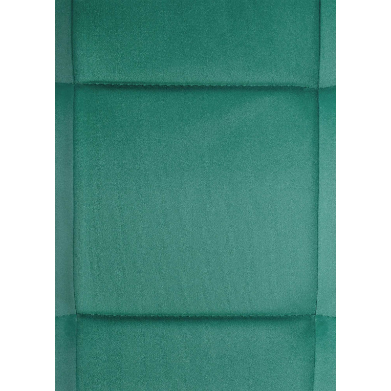 Lot de 2 chaises de salle à manger en velours Vermont vert