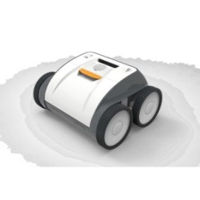 BESTWAY Robot aspirateur électrique autonome Ruby pour piscines 4 x 8 m, 3 moteurs fond et parois et ligne d'eau