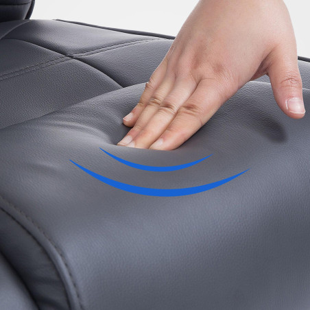 Chaise visiteur Attila grise