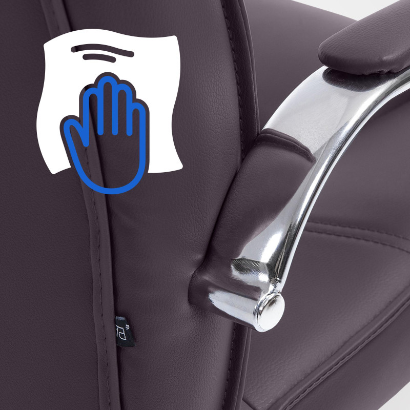 Silla Cantiléver XXL Attila Marrón