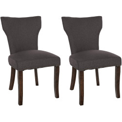Lot de 2 chaises de salle à...