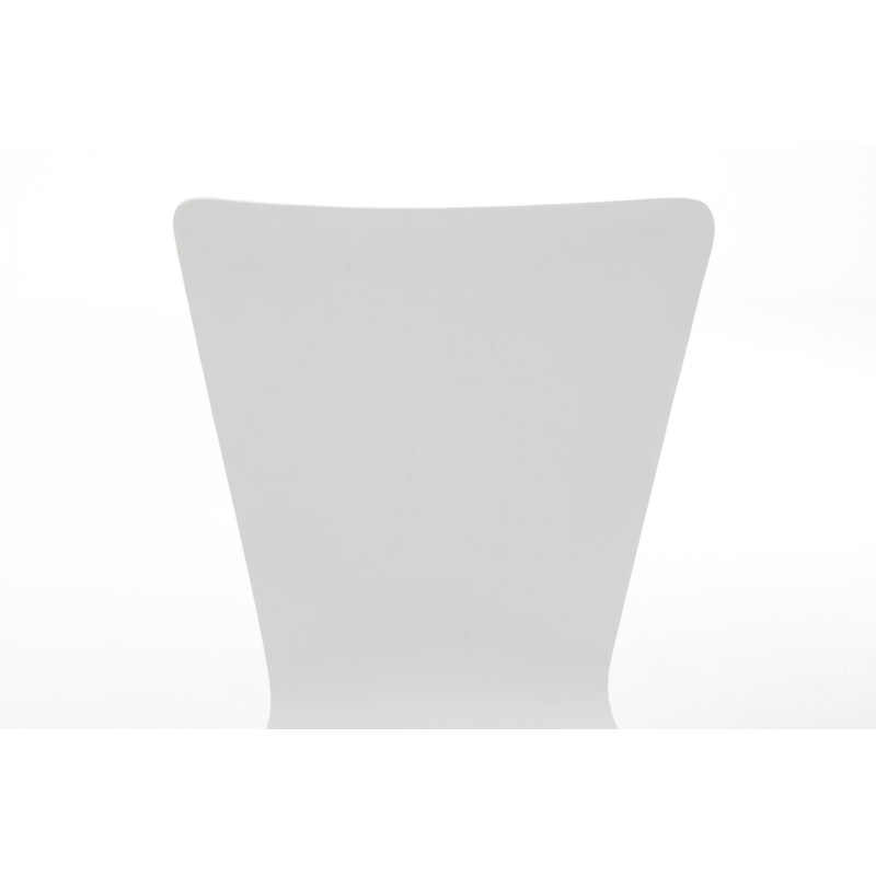 Ensemble de 2 chaises visiteurs Aaron blanc