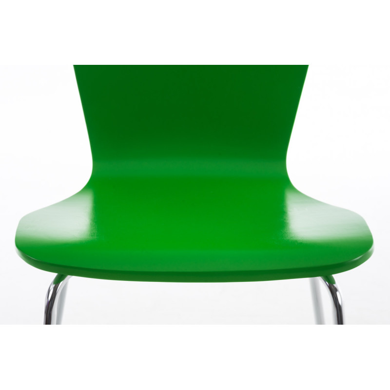 Ensemble de 2 chaises visiteurs Aaron vert