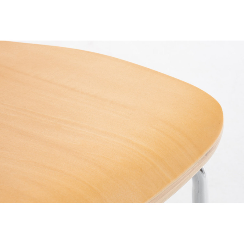 Lot de 4 chaises visiteurs Aaron natura