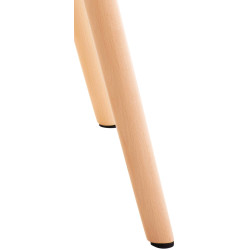 Lot de 2 chaises Elda en tissu crème