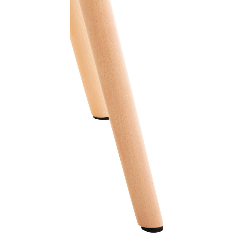 Lot de 2 chaises Elda en tissu crème