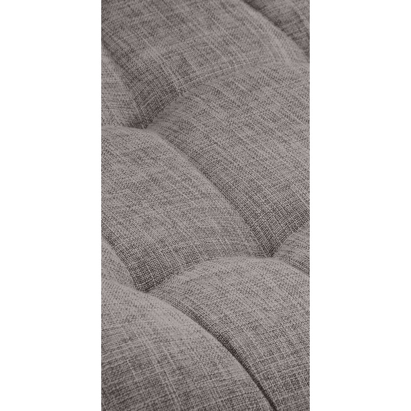 Lot de 2 chaises Elda en tissu gris clair