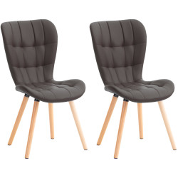Lot de 2 chaises Elda...