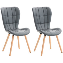 Lot de 2 chaises Elda...