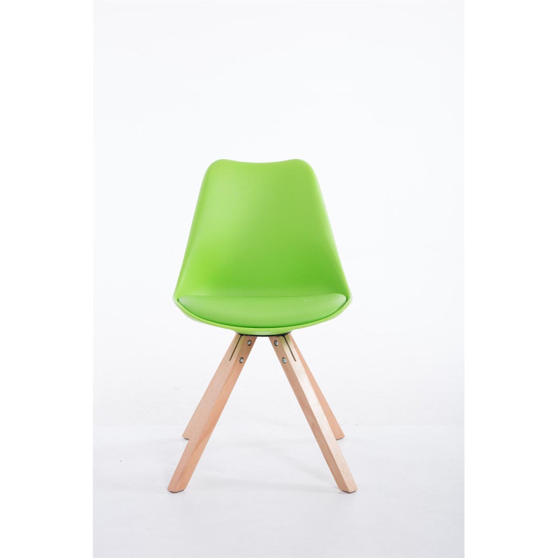 Chaise visiteur Toulouse Natura Square verte