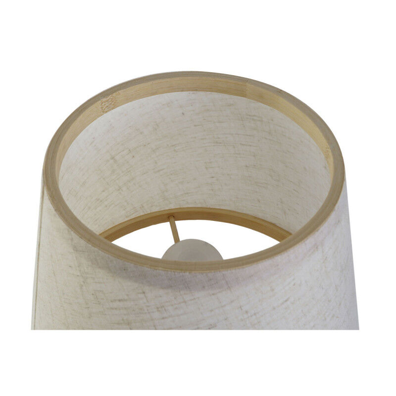 Lampe de bureau DKD Home Decor Marron Naturel Bambou 50 W 220 V 24 x 24 x 34 cm