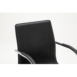 Silla de espera Melina Negro