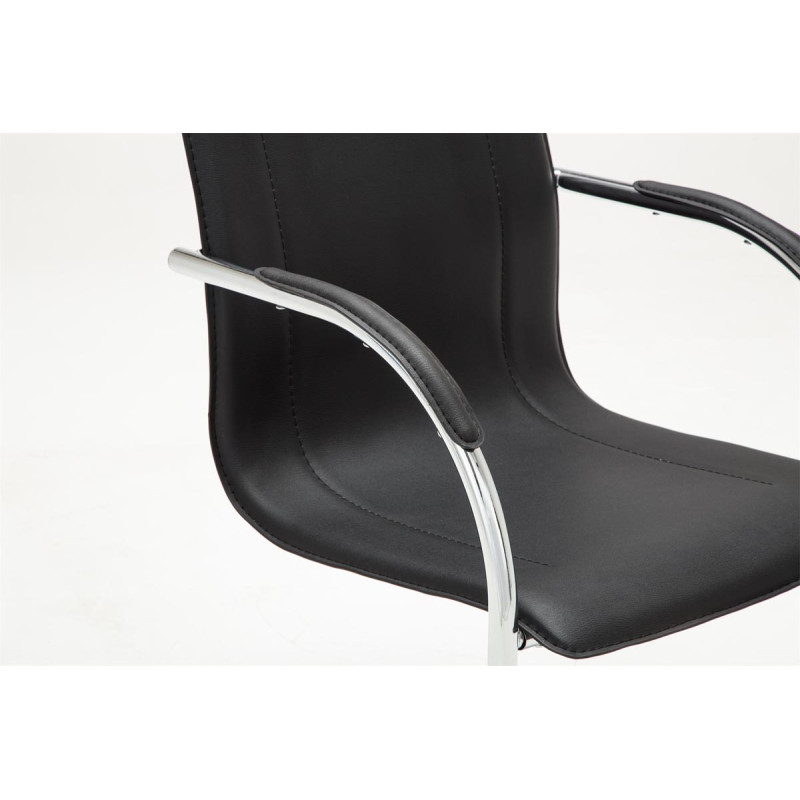 Chaise visiteur Melina V2 noire