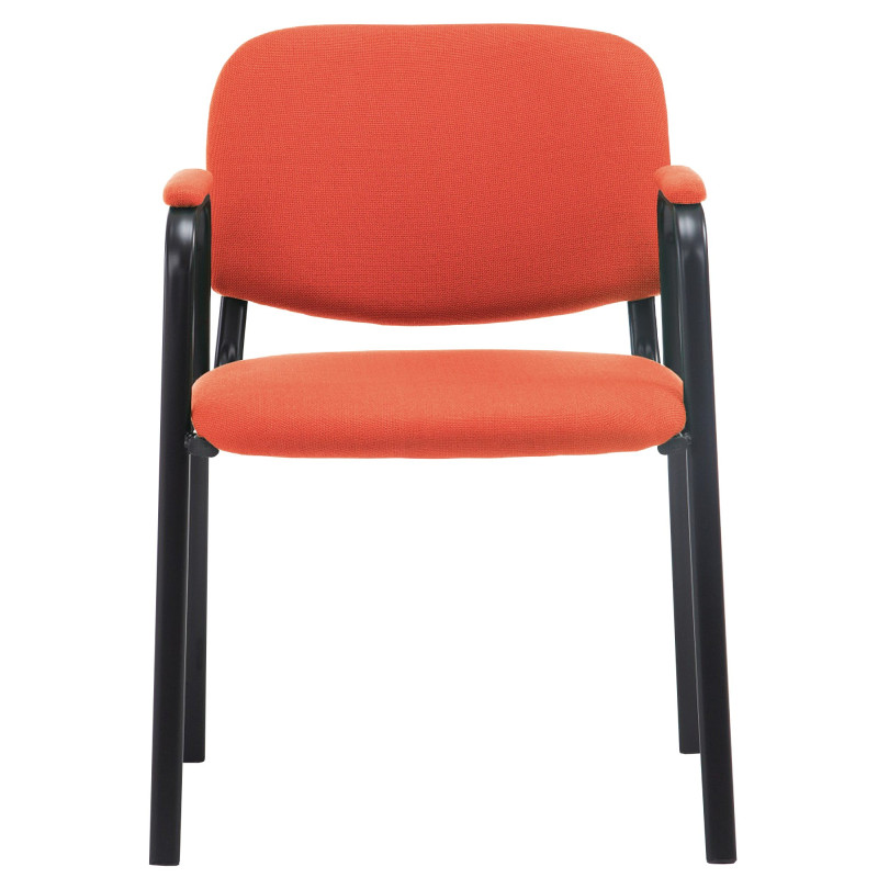 Sedia visitatore Ken PRO in tessuto rosso