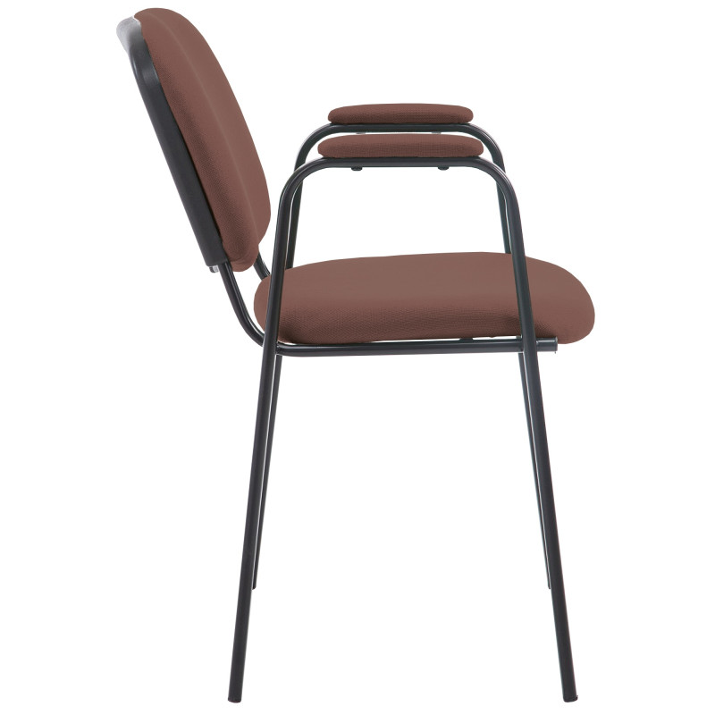 Silla de Confidente Ken Pro en Tela Marrón